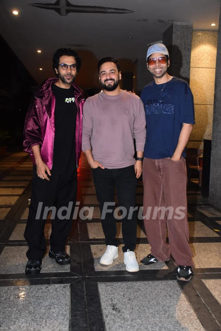 Rajkummar Rao and Abhishek Banerjee attend Dinesh Vijan's Birthday Party