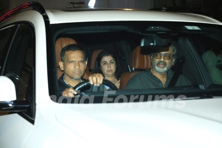 Farah Khan  snapped at Farah Khan's Residence