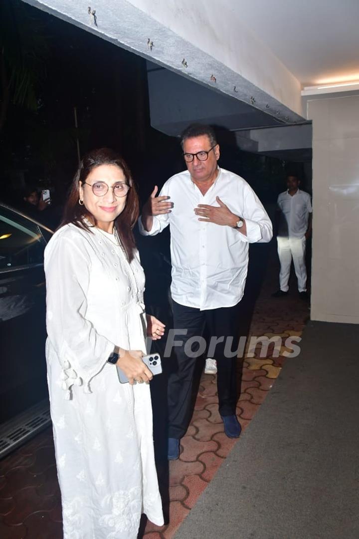 Boman Irani snapped at Farah Khan’s residence