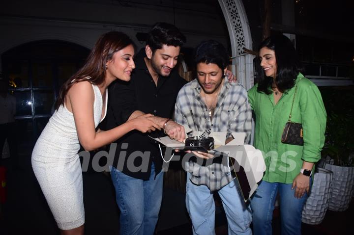 Kunal Jaisingh and Surbhi Chandna snapped in khar west