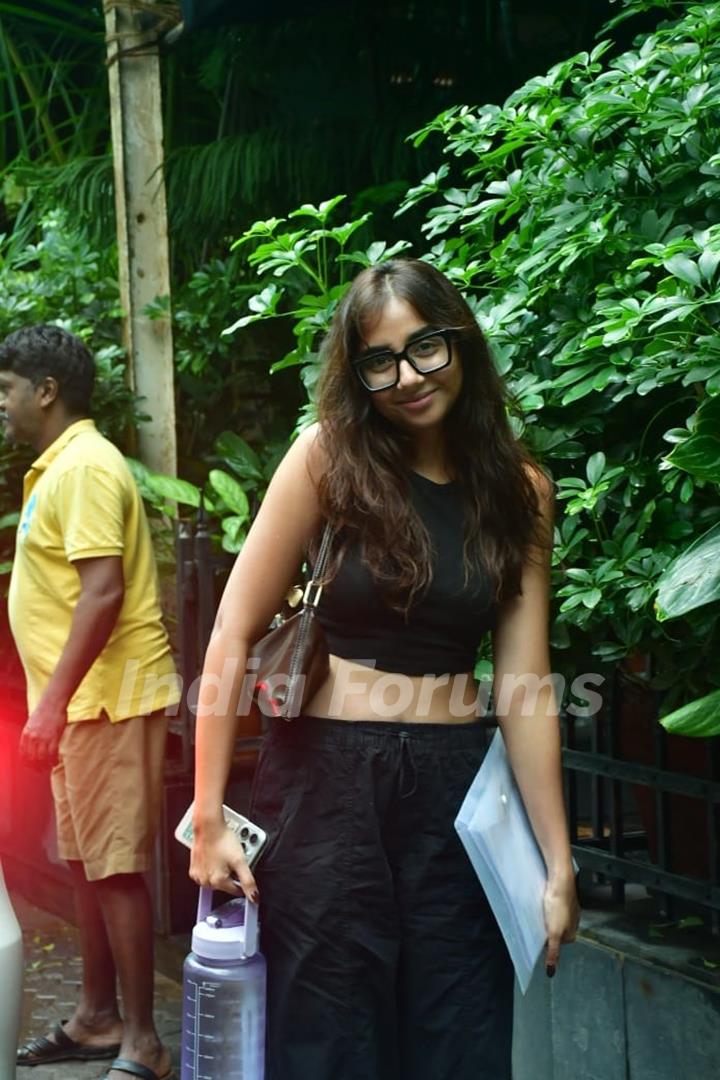 Prajakta Koli snapped in Juhu