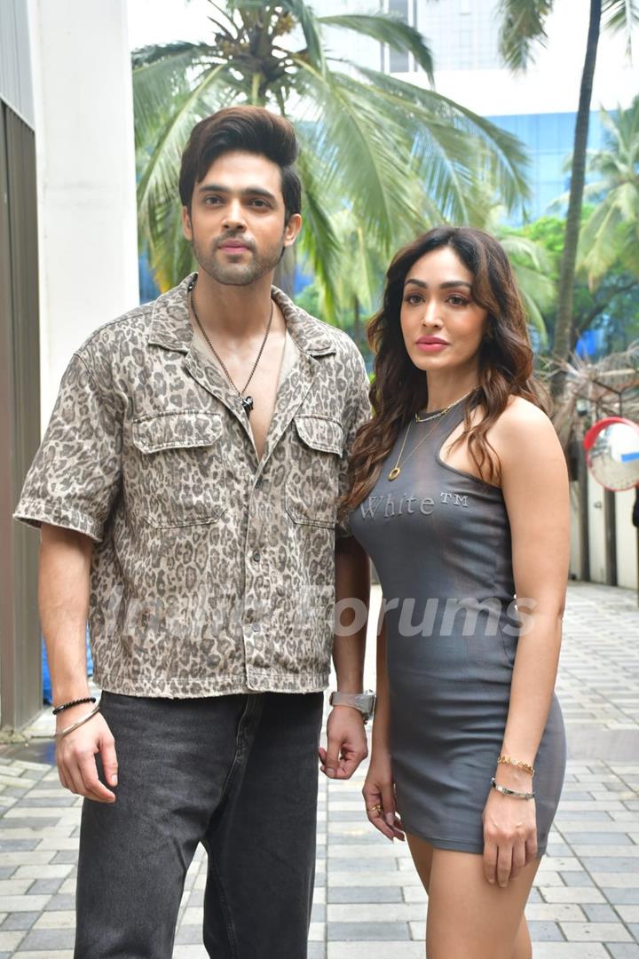 Parth Samthaan and Khushalii Kumar snapped promoting their film Ghudchadi