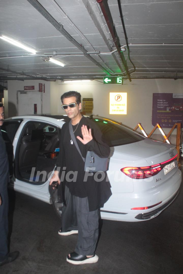 Karan Johar snapped at airport