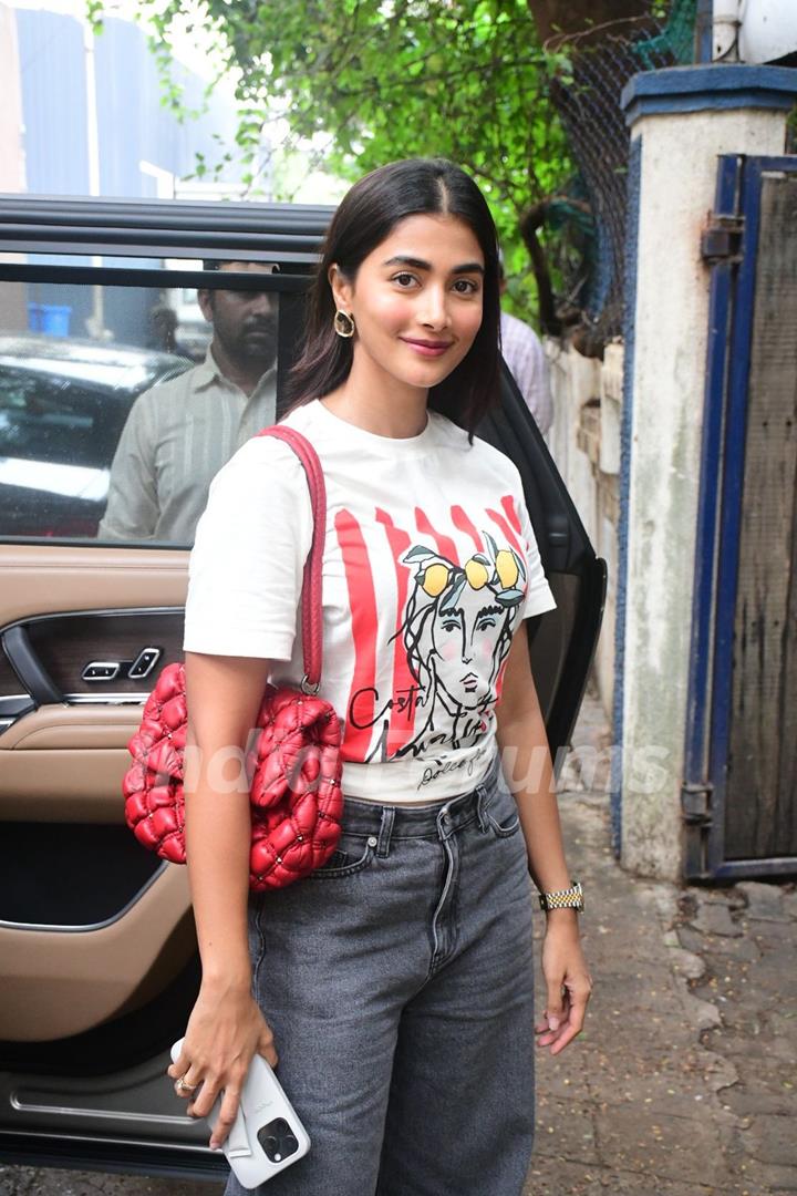 Pooja Hegde snapped in the city