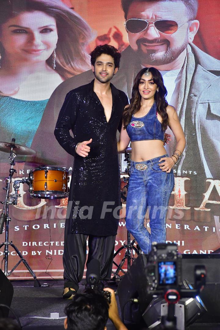 Parth Samthaan and Khushali Kumar attend the song launch of Ghudchadi