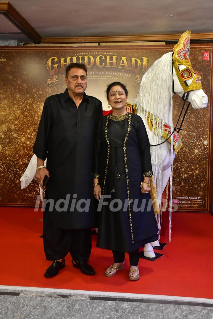 Kuku Kohli and Aruna Irani attend the song launch of Ghudchadi