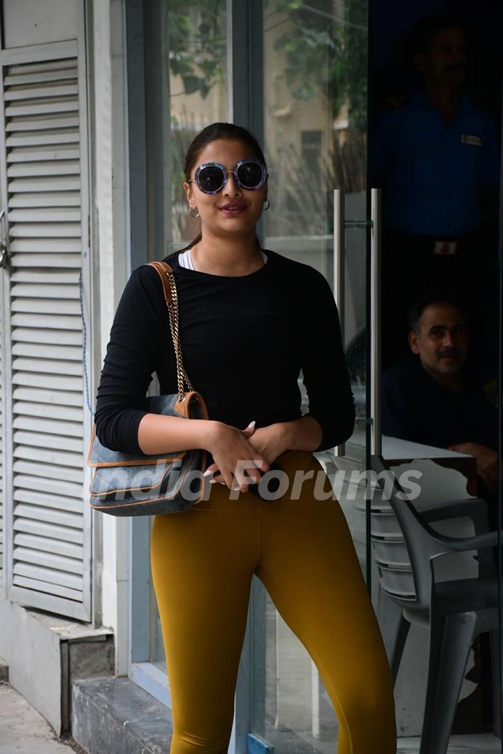 Saiee Manjrekar snapped in the city