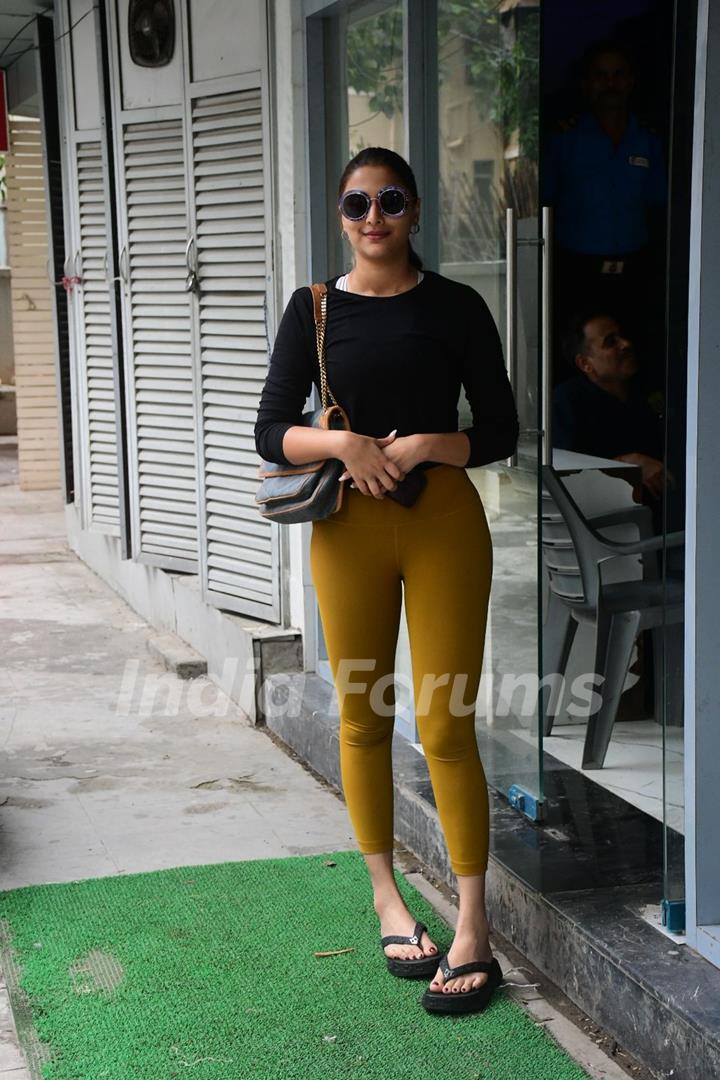 Saiee Manjrekar snapped in the city