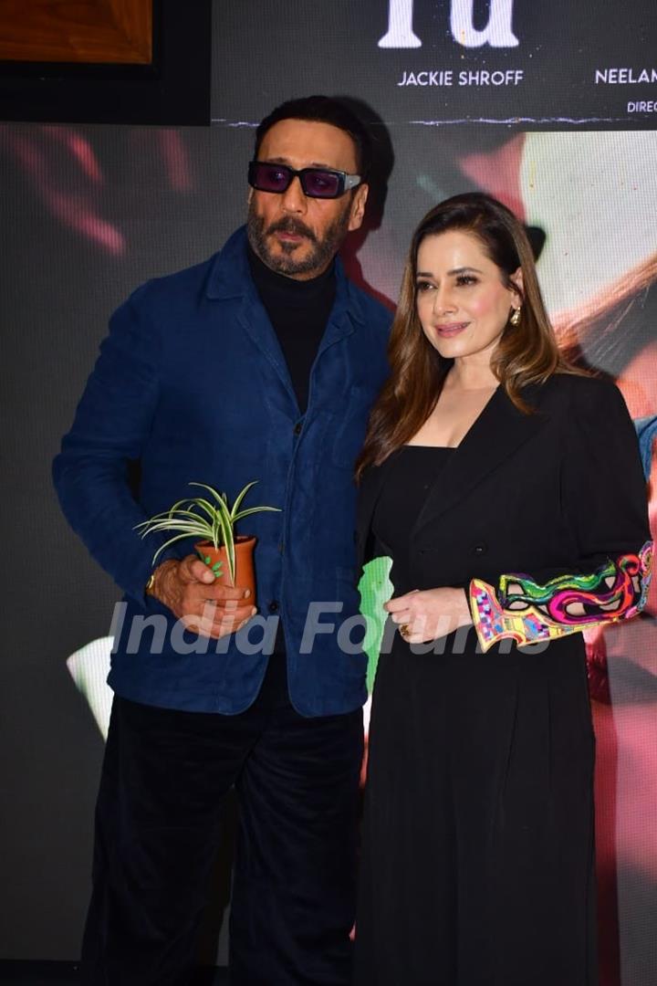 Jackie Shroff and Neelam Kothari snapped promoting their song 'TU'