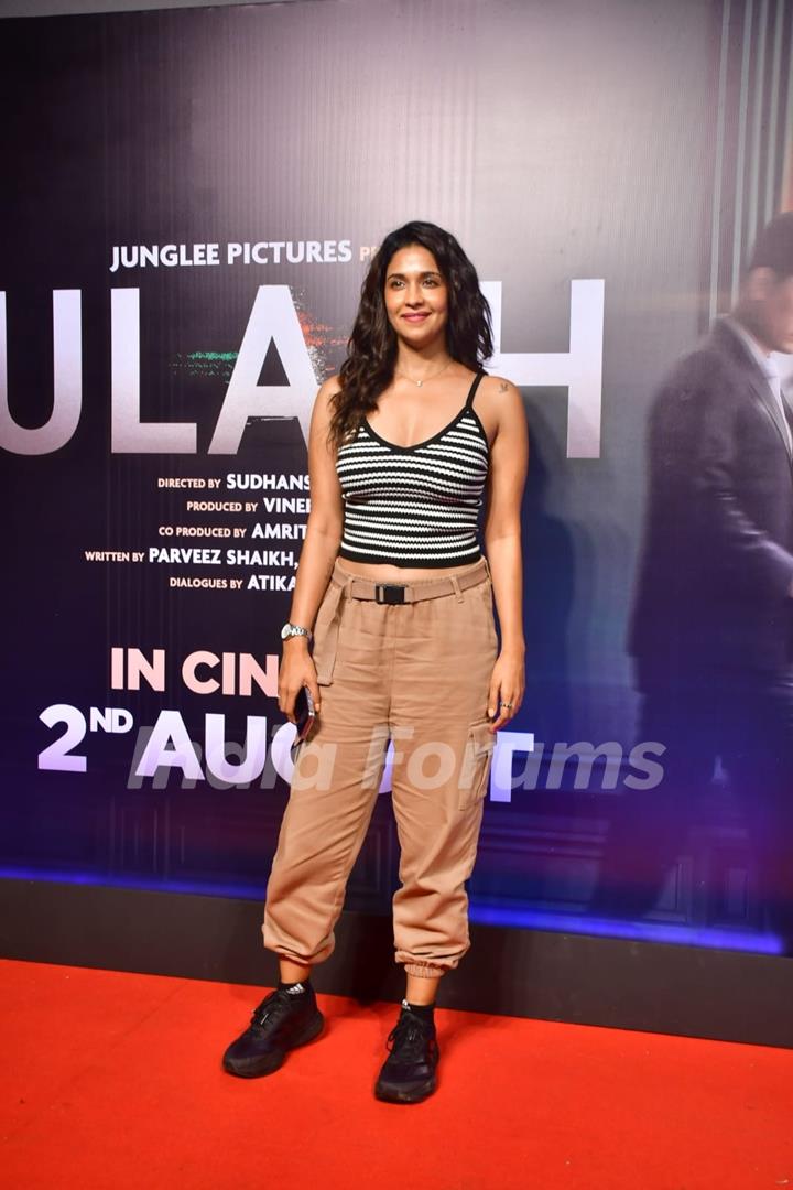 Mannara Chopra attend the screening of Ulajh