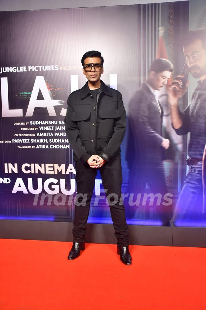 Karan Johar attend the screening of Ulajh