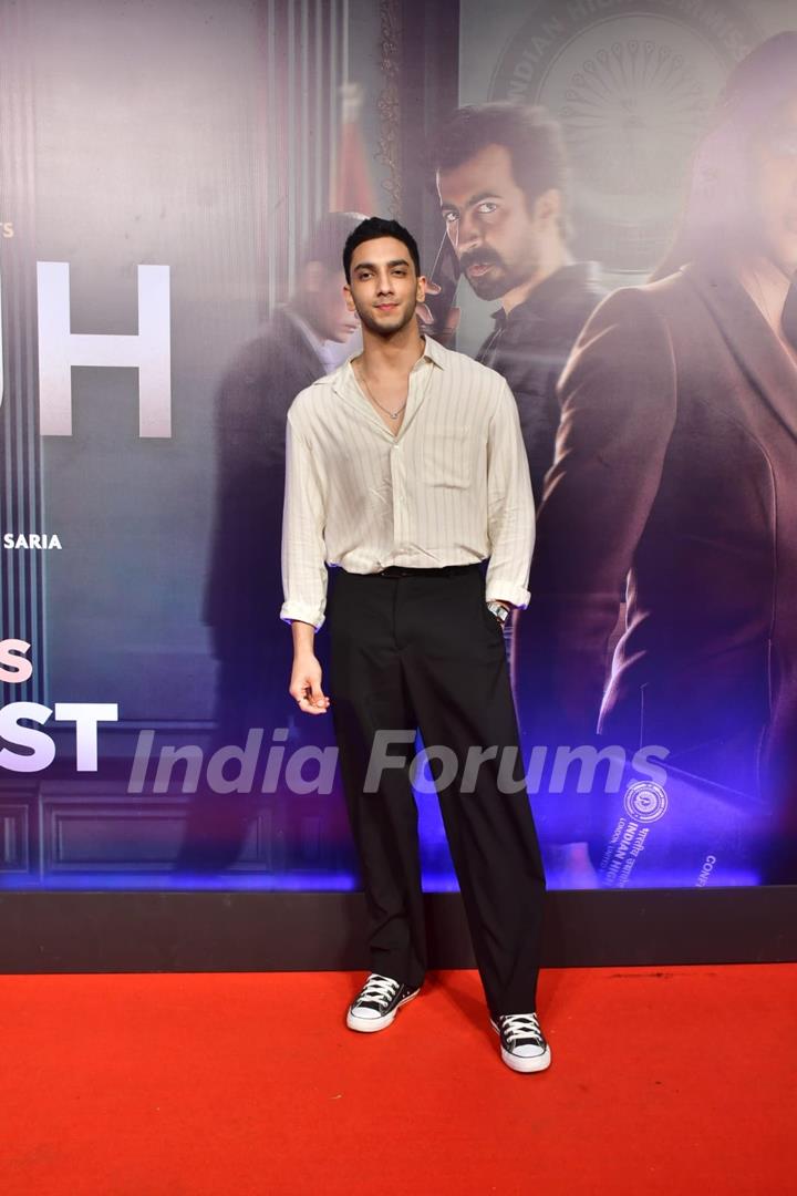 Vedang Raina attend the screening of Ulajh