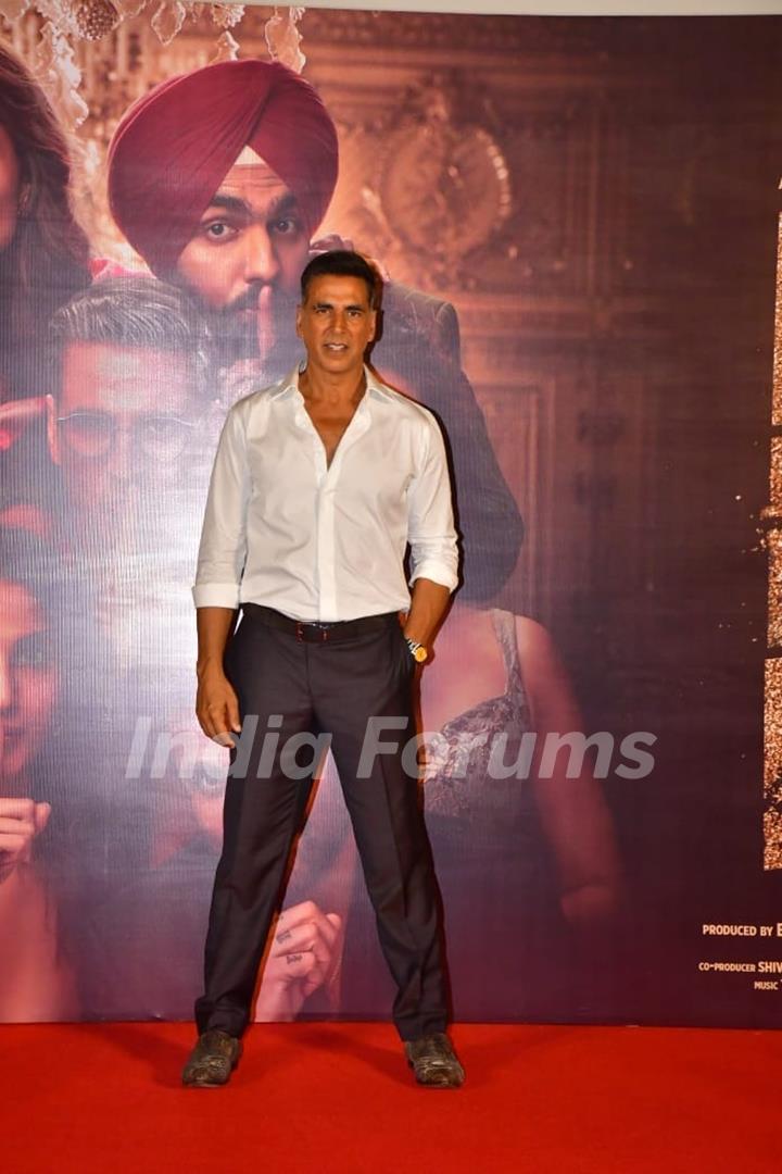 Akshay Kumar snapped at the trailer launch of Khel Khel Mein