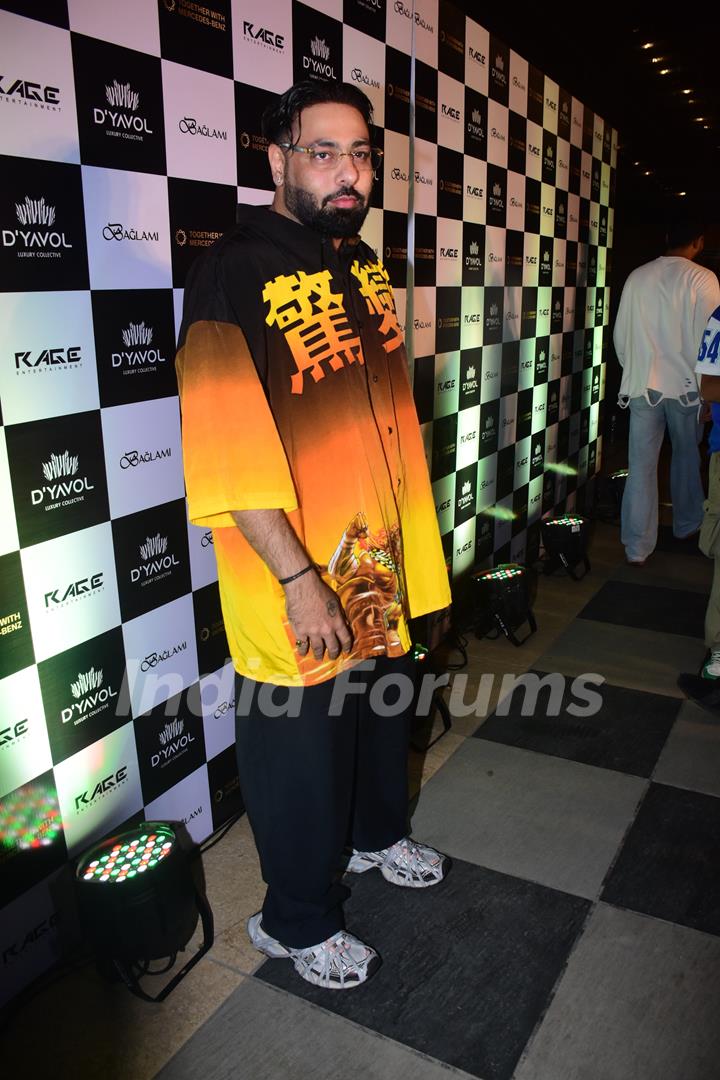 Badshah  snapped at an event in Mumbai