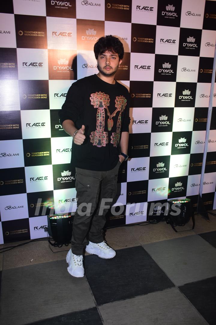 Nirvaan Khan  snapped at an event in Mumbai