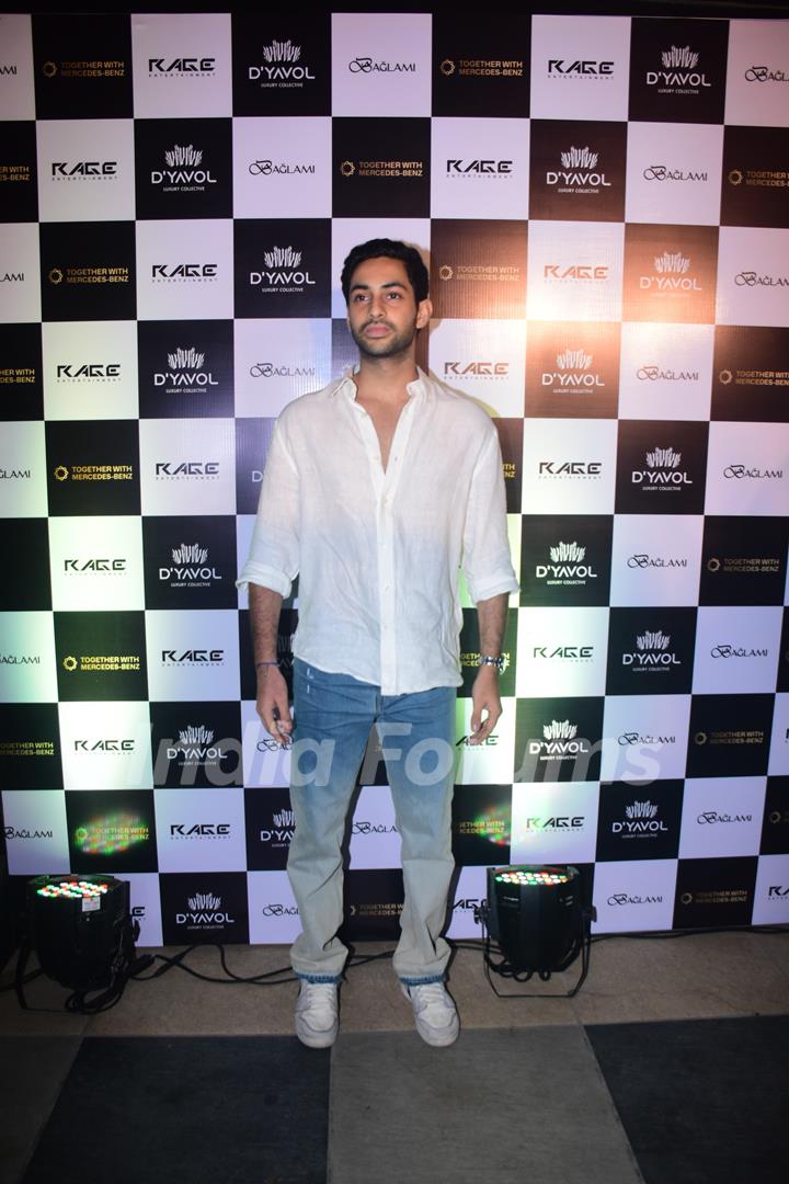 Agastya Nanda  snapped at an event in Mumbai