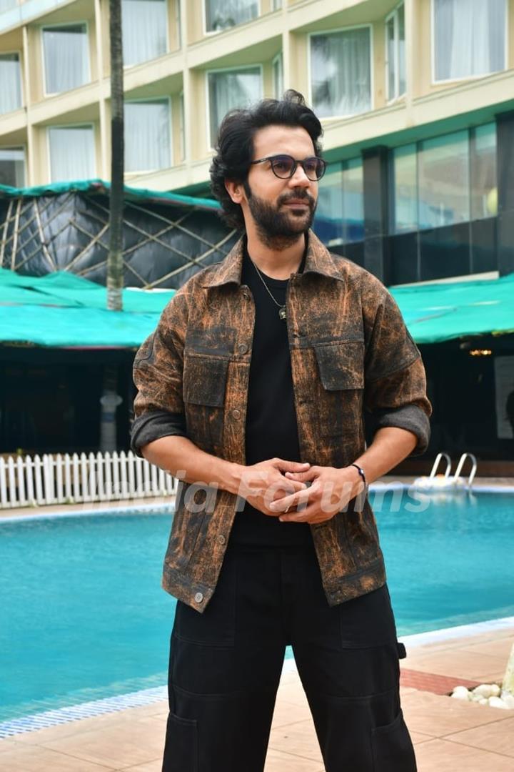 Rajkummar Rao snapped promoting their film Stree 2