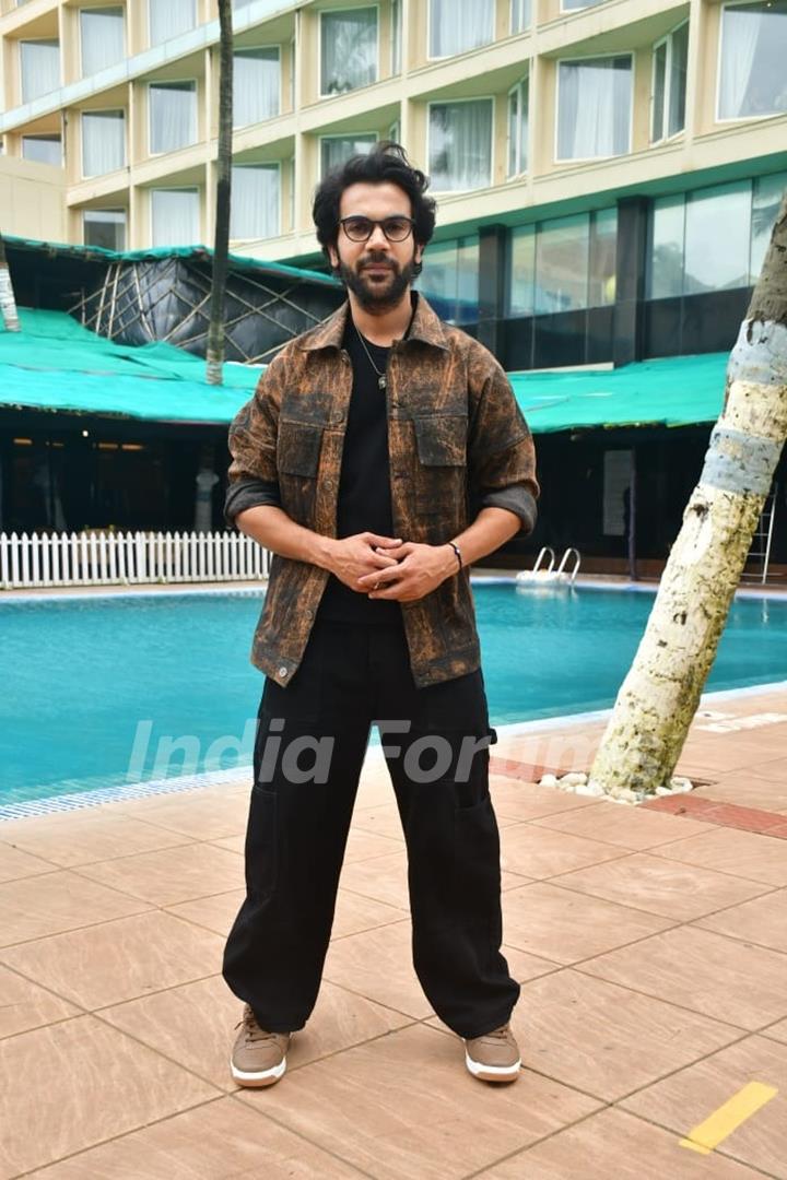 Rajkummar Rao snapped promoting their film Stree 2