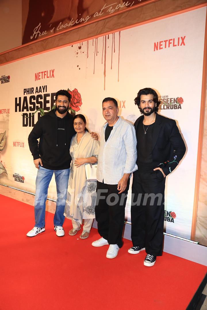 Vicky Kaushal and Sunny Kaushal snapped at the screening of Phir Aayi Hasseen Dillruba