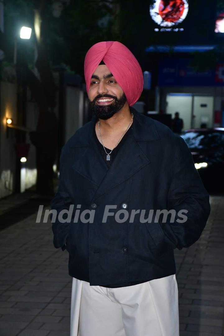 Ammy Virk snapped promoting their film Khel Khel Mein