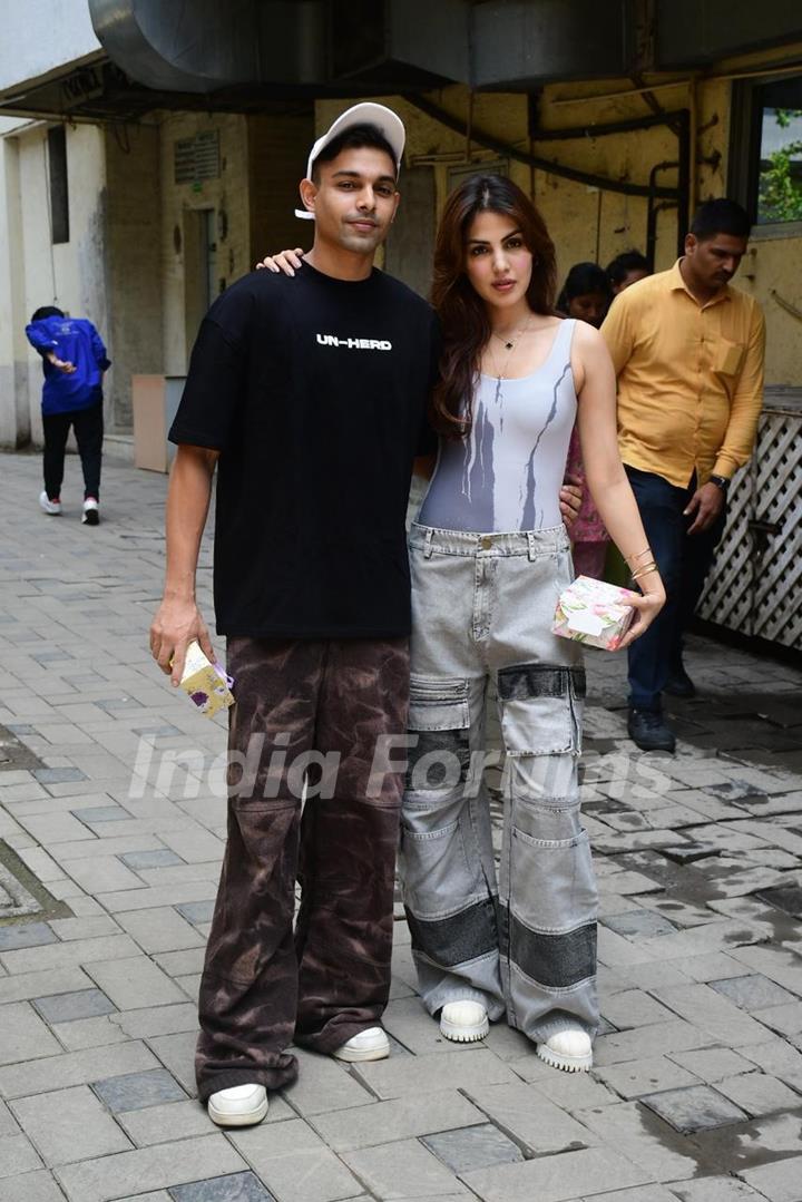 Rhea Chakraborty snapped in the city