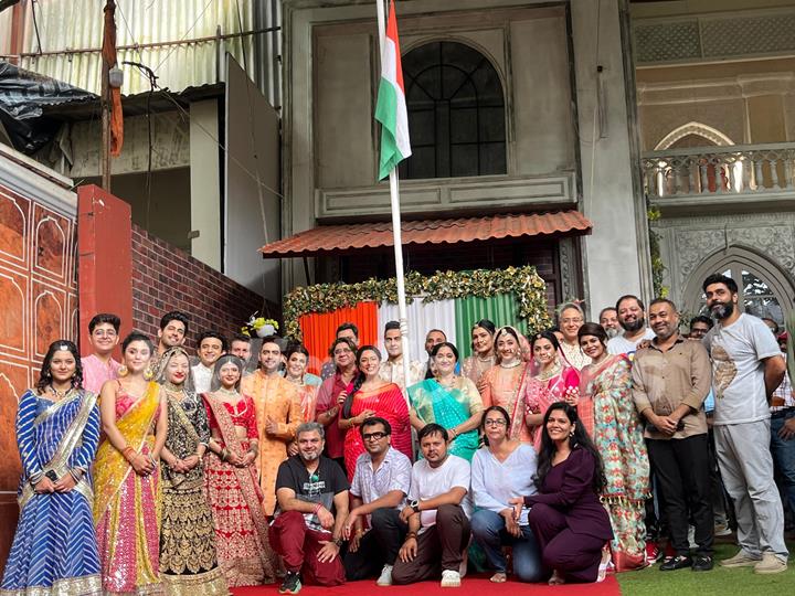 Romit Raj, Rupali Ganguly, Sudhanshu Pandey, Shruti Ulfat, Anita Raaj, Rajan Shahi, Rohit Purohit, Samridhii Shukla, Garvita Sadhwani and Rishabh Jaiswal Celebrates 78th Independence Day