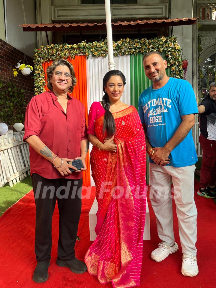 Rupali Ganguly and Rajan Shahi Celebrates 78th Independence Day