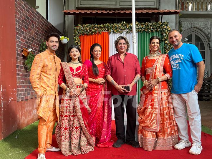 Rupali Ganguly, Anita Raaj, Rajan Shahi, Rohit Purohit and Samridhii Shukla Celebrates 78th Independence Day