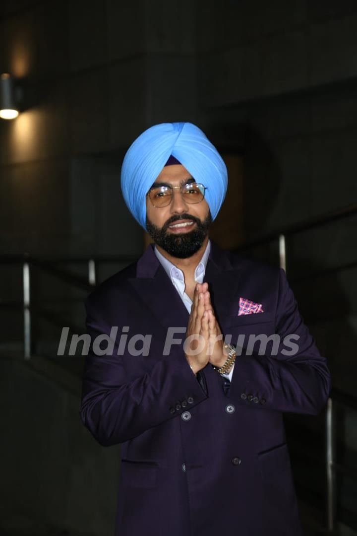 Ammy Virk snapped at the screening of Khel Khel Mein