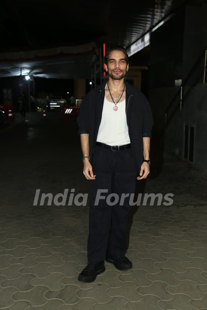 Rishabh Sawhney snapped at the screening of Khel Khel Mein