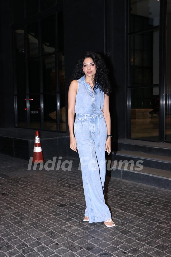 Sobhita Dhulipala snapped at the special screening of Angry Young Men