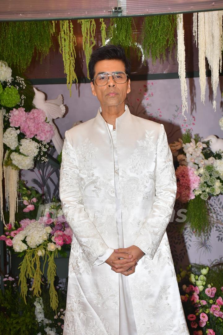 Karan Johar grace Eka Lakhani and Ravi Bhagchandka's engagement party