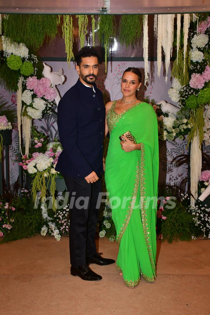 Neha Dhupia and Angad Bedi grace Eka Lakhani and Ravi Bhagchandka's engagement party