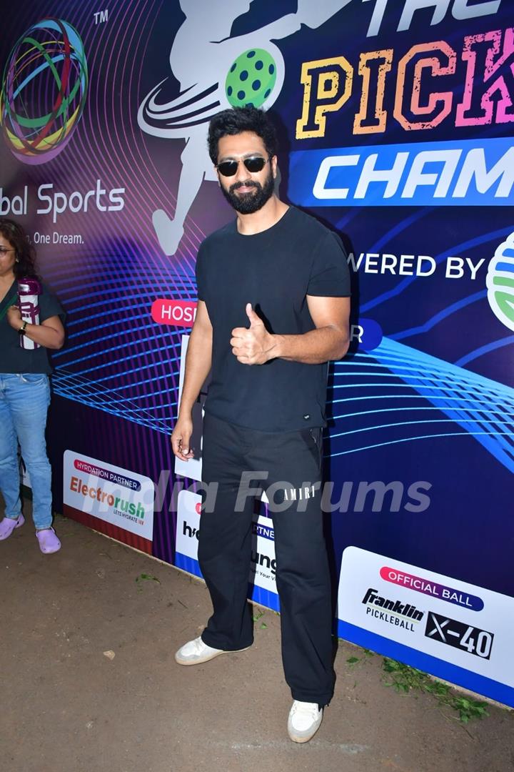 Vicky Kaushal snapped at Pickleball championship season 2