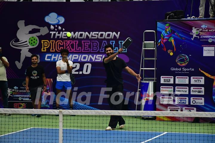 Vicky Kaushal snapped at Pickleball championship season 2