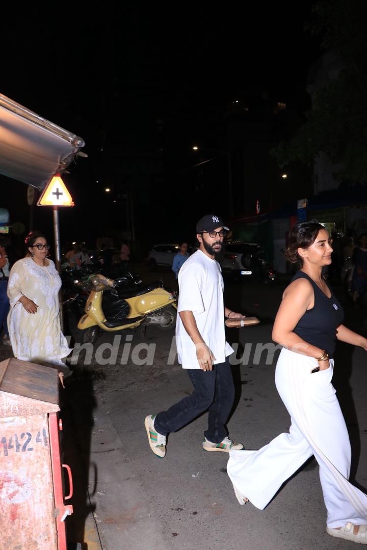 Rajkummar Rao and Patralekhaa snapped in the city