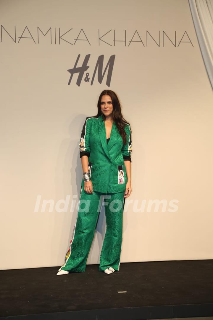 Neha Dhupia grace the Celebration Of H&M & Anamika Khanna collaboration