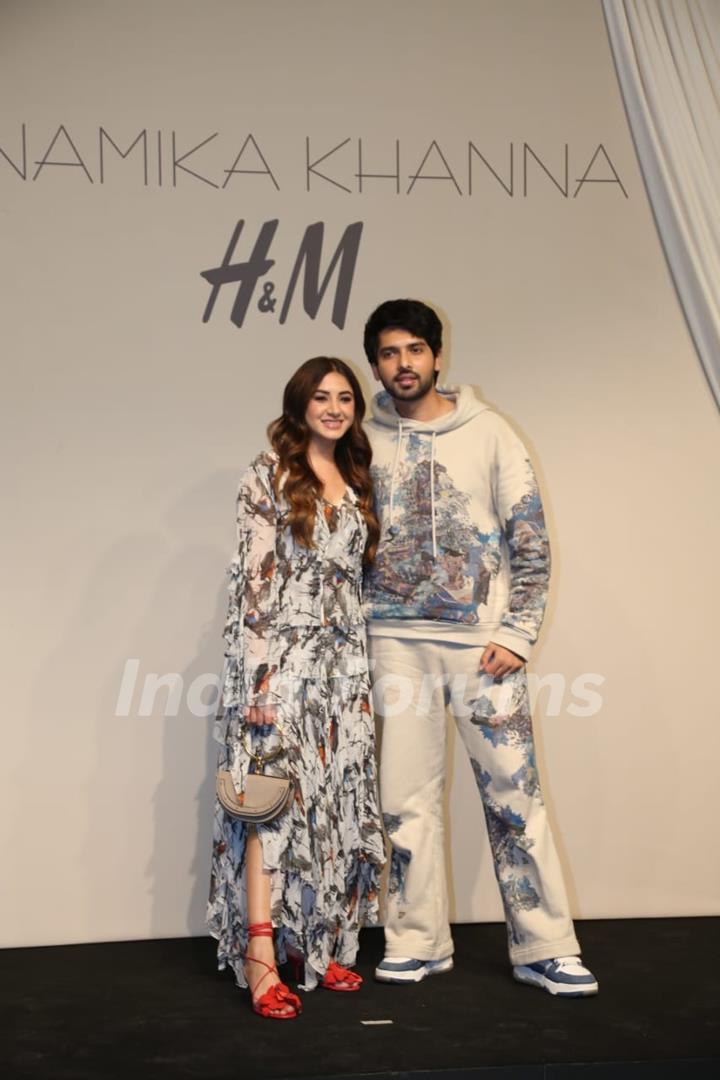 Armaan Malik and Aashna Shroff grace the Celebration Of H&M & Anamika Khanna collaboration