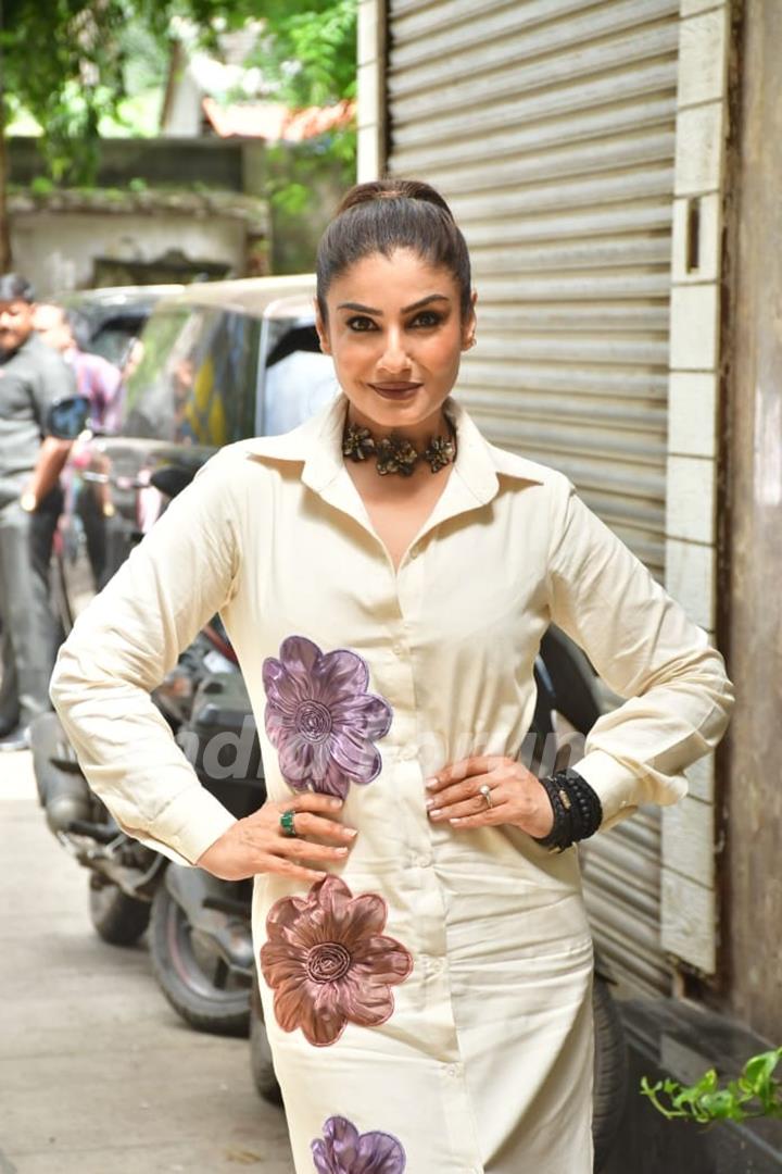 Raveena Tandon snapped in the city