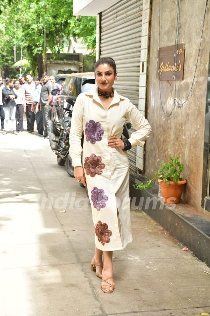 Raveena Tandon snapped in the city