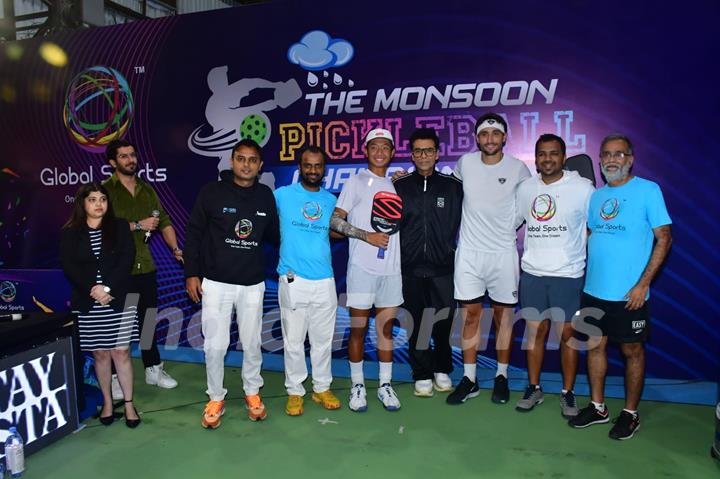 Karan Johar snapped at Monsoon Pickleball Tournament 