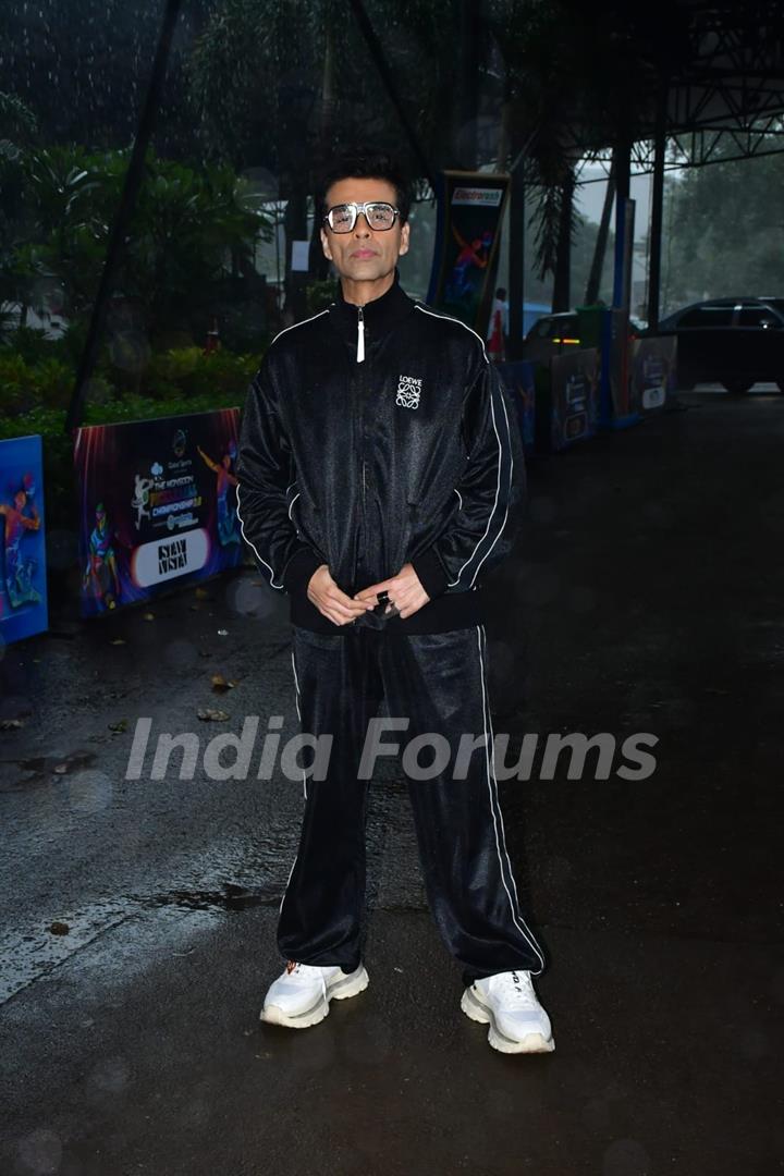 Karan Johar snapped at Monsoon Pickleball Tournament 