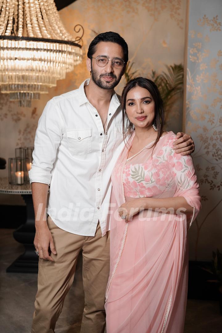 Kanika Dhillon and Shaheer Sheikh attend the success party of Phir Aayi Hasseen Dilruba