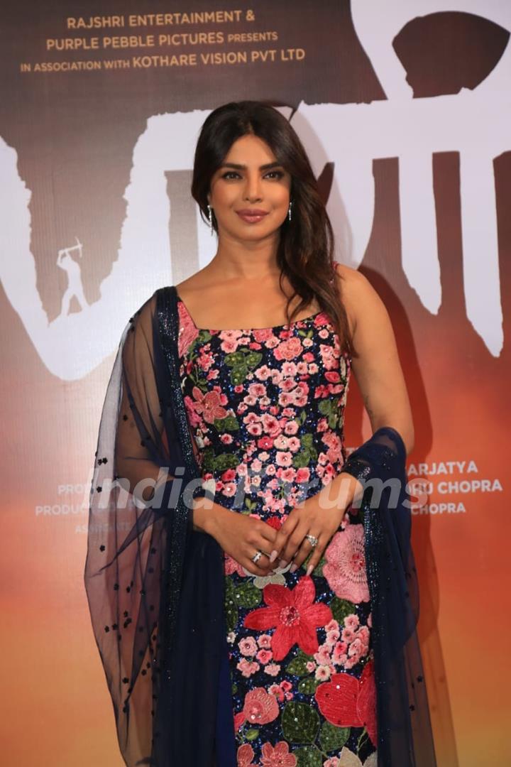 Priyanka Chopra snapped promoting their upcoming film 'Paani'