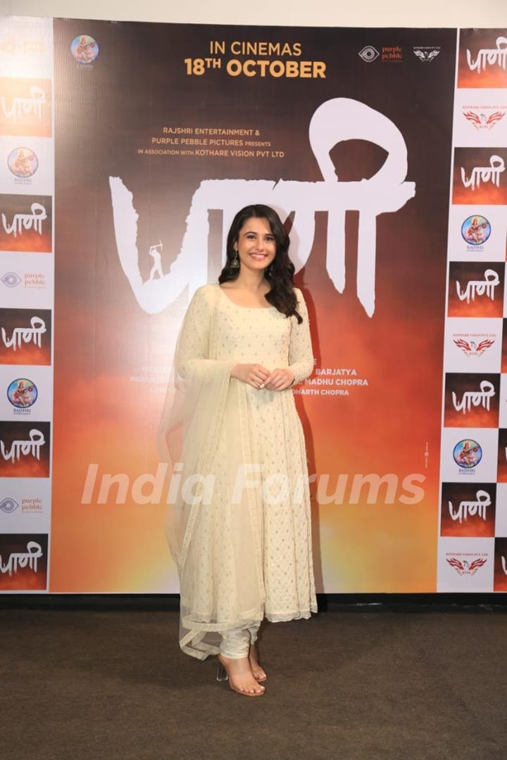 Celebrities snapped promoting their upcoming film 'Paani'