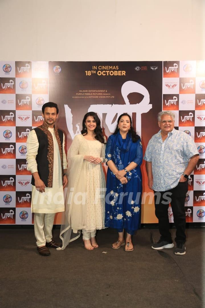 Celebrities snapped promoting their upcoming film 'Paani'