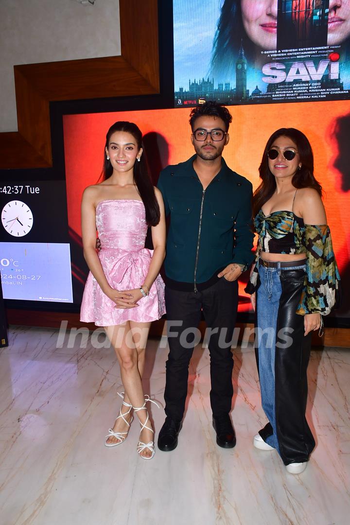 Tulsi Kumar, Sparsh Shrivastav and Pratibha Ranta snapped promoting their upcoming song, 'Sacha Wala Pyaar'