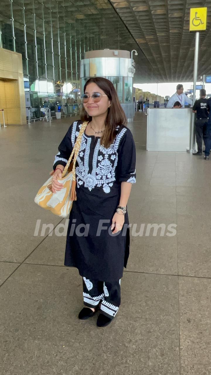 Shweta Tripathi snapped at the airport