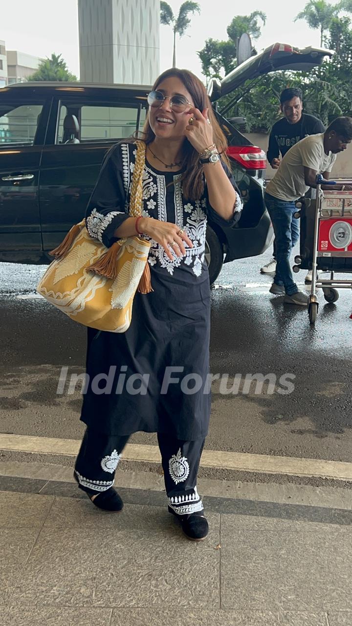 Shweta Tripathi snapped at the airport