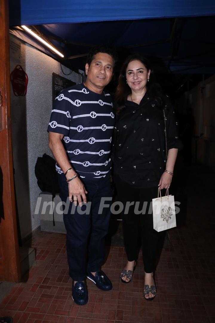 Sachin Tendulkar snapped in the city